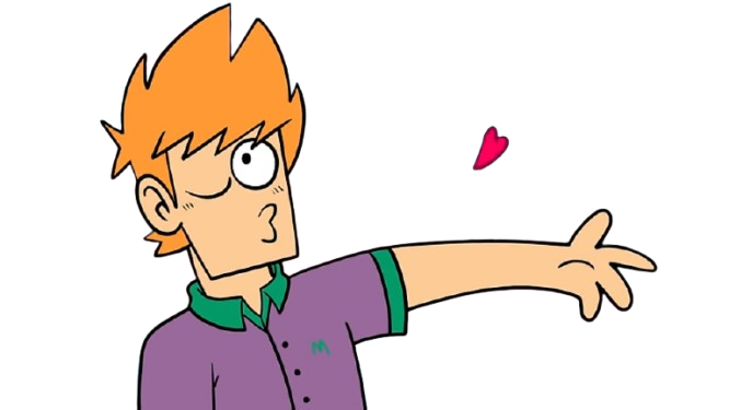 img of matt from eddsworld blowing a kiss