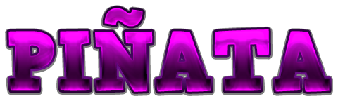 img id: bright pink text that says "pinata"